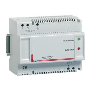 Tápegység, 230V/24V 2A 48W 6modul PRMOSAIC nővérhívó rendszerhez