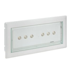 Vészvilágitó lámpatest URA kapcsoló 350Lm LED állandó/kapcsoló üzemű, 1 óra LED