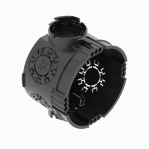 Szerelvénydoboz 60mm UG 46 D60x46mm fekete 300db/doboz