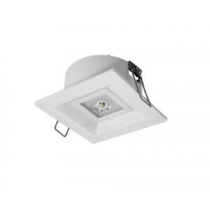 Vészvilágító LED 2W süllyesztett 1H lovato LV3P/O/2W/B/1/SA/X/WH