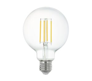 LED fényforrás ZIG-E27-G95 6W 4000K átlátszó@