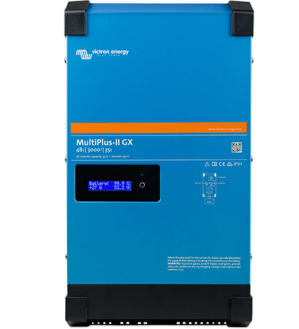 MULTIPLUS-II GX inverter beépített akkumulátortöltővel 48V/5000VA/70A-50A 230V