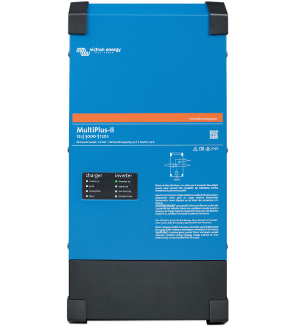 MULTIPLUS-ll inverter beépített akkumulátortöltővel 12V/3000VA/120A-50A 120V