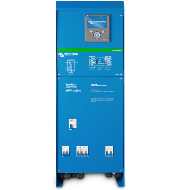 EASYSOLAR inverter töltővel 48V/5000VA/70A-100A 230V MPPT 150V/100A