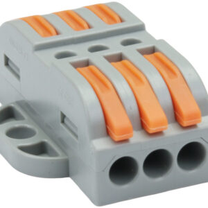 Vezetékösszekötő nyitható 3P+3P 0,5-4mm2 32A 400V AC