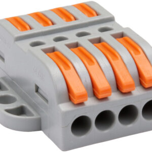 Vezetékösszekötő nyitható 4P+4P 0,5-4mm2 32A 400V AC