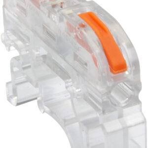 Vezetékösszekötő nyitható 1P+1P átlátszó. 0,5-4mm2 32A 400V AC