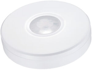 Mozgásérzékelő 230V 2000W 1-8M 10s-15min 3-2000lux 360° fehér IP65