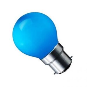 LED gömb b22 1W kék matt