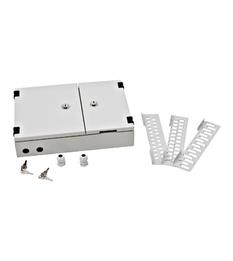 OPTIKAI FALIDOBOZ IP40 RAL7035 Optikai falidob 48xLC, 32xSC, 24xST