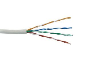 FTP (U/FTP) CAT5e 4x2x AWG24/1 RÉZ ÁRNYÉKOLT, SZÜRKE