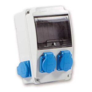 Ipari elosztó védelem nélkül 4x230V IP44 6 modul