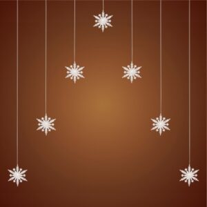XMAS LED-ES HÓPEHELY FÉNYFÜGGÖNY