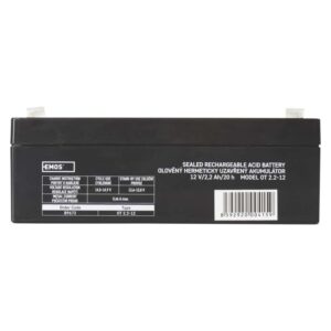 Akkumulátor sla 12V 2,2Ah faston csatlakozás 4,7 mm