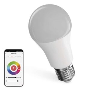 GOSMART LED izzó E27 11W 1050lm RGB, dimmelhető, wifi