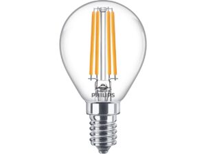 Philips E14 LED 6,5W 806lm 2700K melegfehér kisgömb - 60W izzó helyett