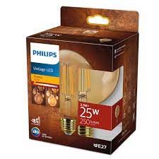 Philips E27 Led dekor glob 3,1W 250lm 1800K