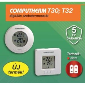 COMPUTHERM szobatermosztát digitális T32 nem programozható
