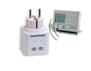 COMPUTHERM szobatermosztát digitális Q1RF+Q8RXTX termosztát+dugalj, rádiófrekvenciás