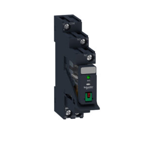 ZELIO RXG interfész reléfoglalattal 1CO 10A 230V AC tesztgomb LED