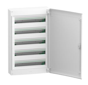 Lakáselosztó falonkívüli 5x24modul teli ajtós