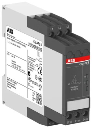 3 fázisú feszültség figyelő relé L1-L2-L3=200-500VAC 50/60Hz