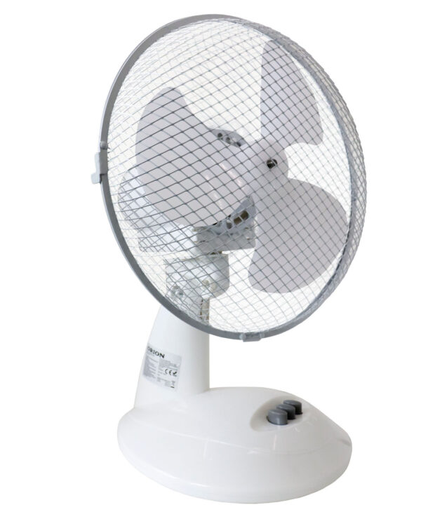 Ventilátor asztali 23cm 2fokozat* fehér