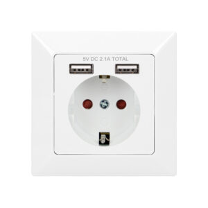 ORNO FÖLDELT. ALJZ. SÜLY.230V +2xUSB