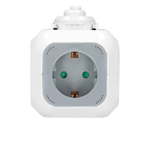 ENERGIA KOCKA 4x230V+2xUSB SZÜRKE 4x230V 3680W 1,4m MT3x1,5mm2