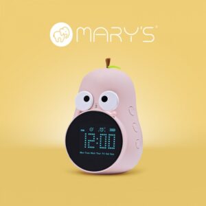 Ébresztőóra asztali USB 0,5W rózsaszín körte