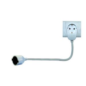Földelt lengő hosszabbító powerspli t 3x1,5, 3m, fehér