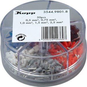 Kopp érvéghüvely készlet 0,5-2,5mm2
