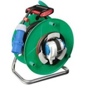 Kábeldob 20m H07RN-F 3x2,5 kemping IP44 felcsévélő automatika BRETEC