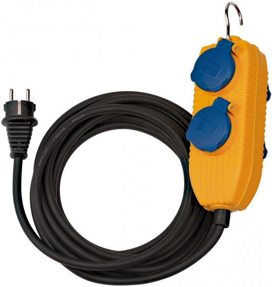 Dugós 4-es 5m H07RN-F 3x1,5 építkezési kábel POWERBLOCK