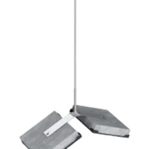 Rúdtartó gerinchez v2A+felfogó al1,5 al 1500mm rd10/16