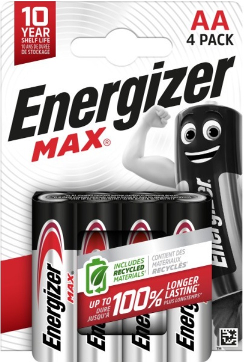 Energizer ceruza elem Max Alkáli 4db