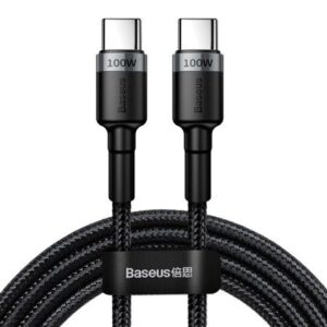 Usb-c usb-c kábel 100W 2M fekete@ CATKLF-ALG1 021064