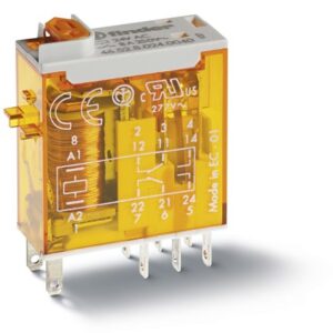 FINDER relé 12V/AC 8/15A 8P 2 váltóérintkező