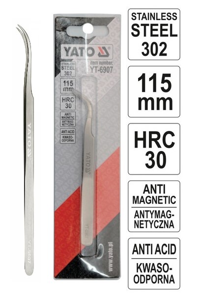 YATO HAJLÍTOTT CSIPESZ 115mm @