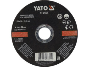 YATO vágókorong fémre átmérő:125mm 125x1,0x22,23mm