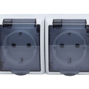 FALA dupla csapfedelesdugalj IP44