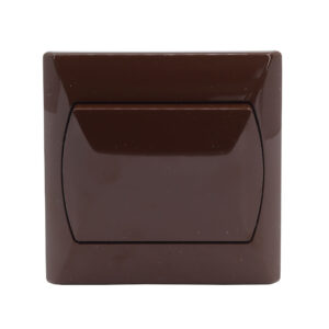 AKCENT 101 egypólusú kapcsoló barna