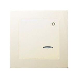 CASTELLA N101J nyomókapcsoló lámpajellel jelzőfényes komplett elefántcsont