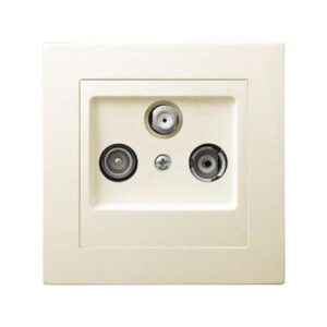 CASTELLA RTV-SAT antenna komplett elefántcsont