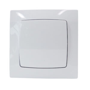 KÁRÓ 101 egypólusú kapcsoló komplett fehér