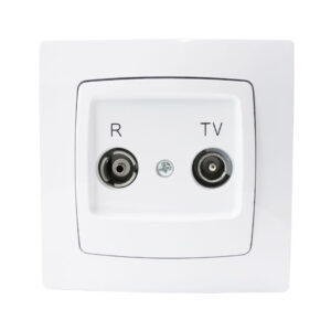 KÁRÓ RTV 2,5-3dB csillagpontos antenna komplett fehér