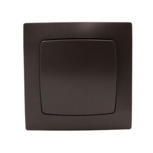 KÁRÓ 101 egypólusú kapcsoló komplett barna