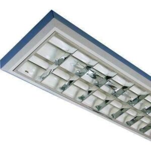 Lámpatest 4x36W tükrös falonkívüli 45° p mv-light fém ház