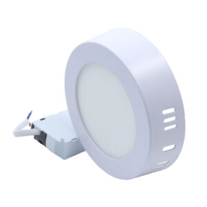 MIDEA LED panel kerek 6W 3000/4000/6000K 320lm falon kívüli, anyaga: alumínium