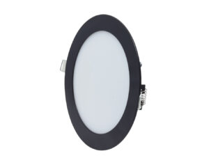 MIDEA LED panel kerek fekete 12W 3000/4000/6000K 720lm süllyesztett, anyaga: alumínium